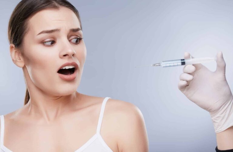 Woman terrified of needles knows the dangers of Botox.