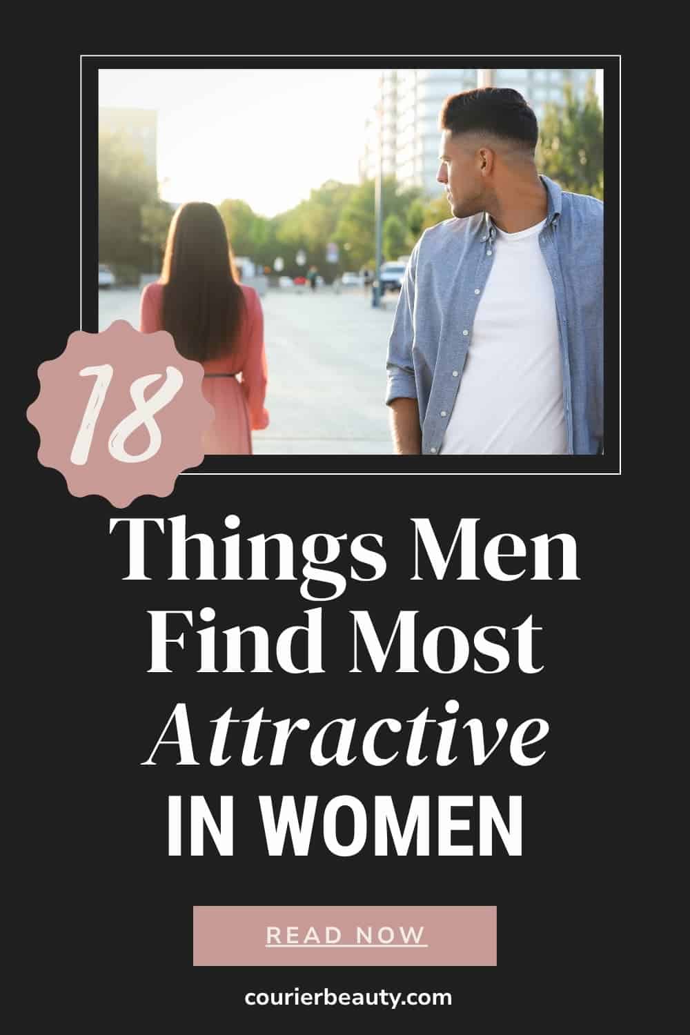 A woman walks past a man who turns around and looks back at her.