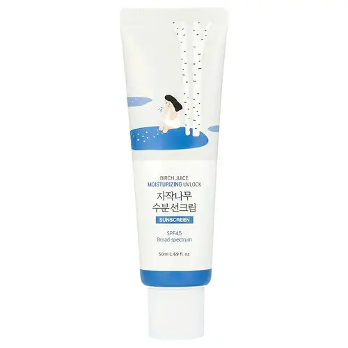 Birch Juice sunscreen tube.